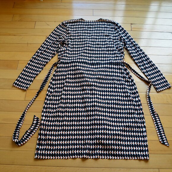 Hobbs Jersey Wrap Dress Size US 12 - Picture 11 of 14